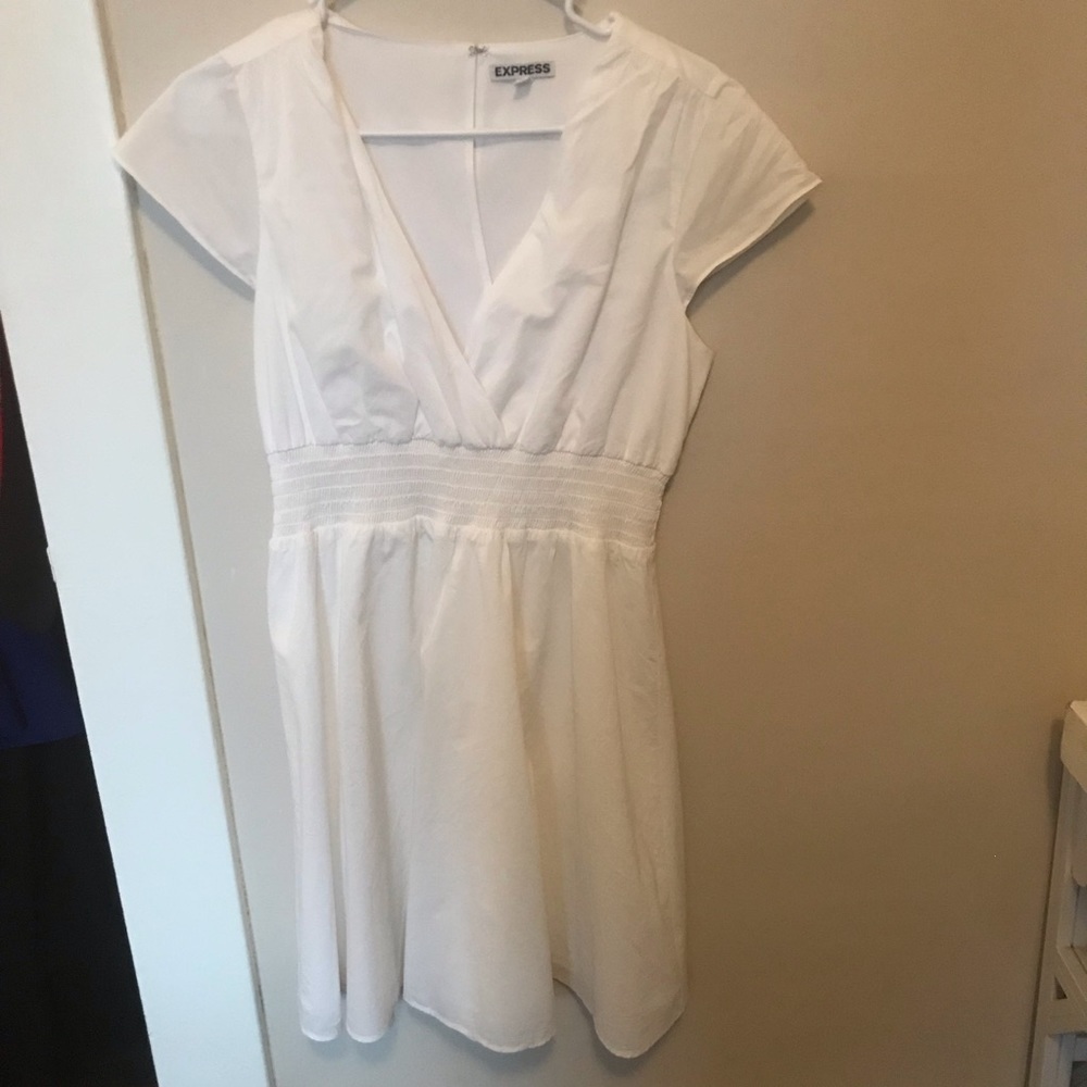 White short sleeve Express dress